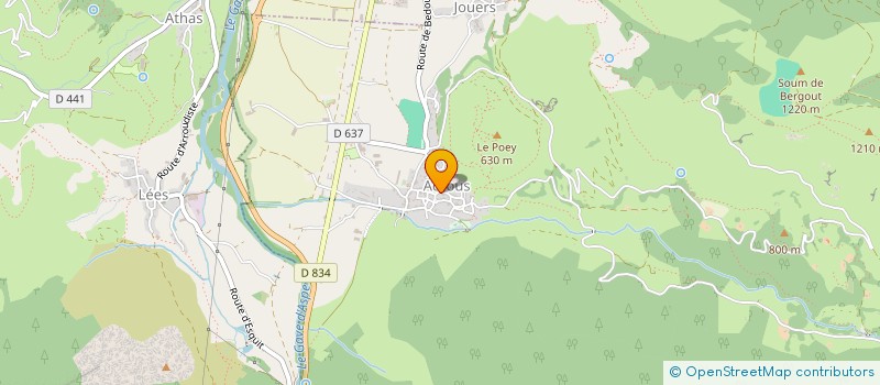 localisation de l'entreprise COMITE DES FETES DE BEDOUS  BEDOUS