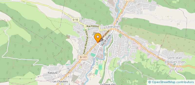 localisation de l'entreprise COMITE DES FETES DE BENSA à LAVELANET