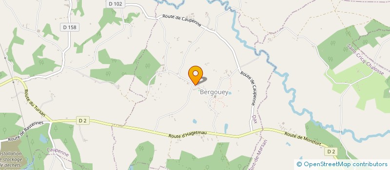 localisation de l'entreprise COMITE DES FETES DE BERGOUEY  BERGOUEY