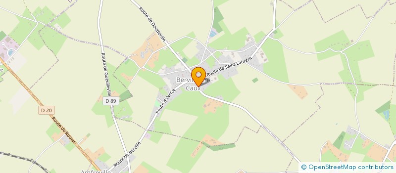 localisation de l'entreprise COMITE DES FETES DE BERVILLE-EN-CAUX  BERVILLE-EN-CAUX