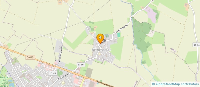 localisation de l'entreprise COMITE DES FETES DE BETHENCOURT  BETHENCOURT