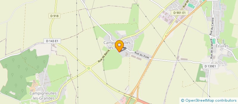 localisation de l'entreprise COMITE DES FETES DE BEUSSENT  BEUSSENT