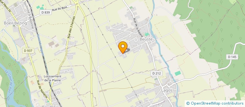 localisation de l'entreprise COMITE DES FETES DE BEUSTE  BEUSTE