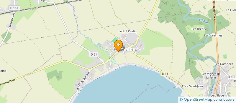 localisation de l'entreprise COMITE DES FETES DE BLAINCOURT SUR AUBE  BLAINCOURT-SUR-AUBE