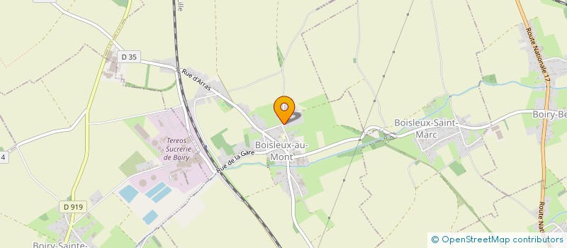 localisation de l'entreprise COMITE DES FETES DE BOISLEUX SAINT MARC  BOISLEUX-SAINT-MARC