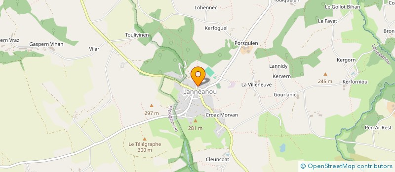 localisation de l'entreprise COMITE DES FETES DE BOLAZEC  BOLAZEC