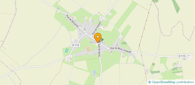 localisation de l'entreprise COMITE DES FETES DE BONNIERES  BONNIERES