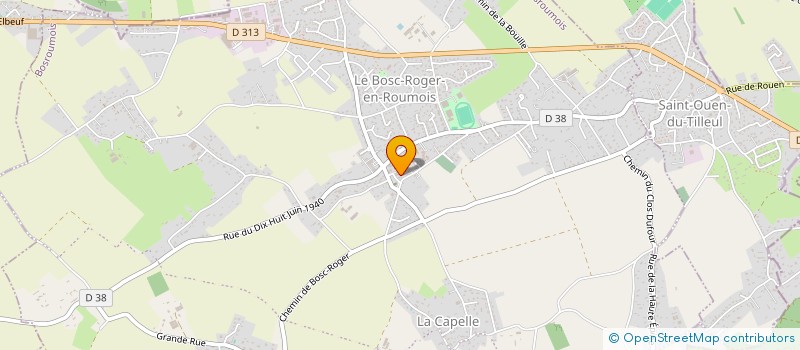 localisation de l'entreprise COMITE DES FETES DE BOSC-ROGER-EN ROUMOIS  BOSROUMOIS