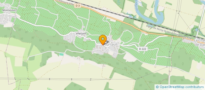 localisation de l'entreprise COMITE DES FETES DE BOURSAULT  BOURSAULT