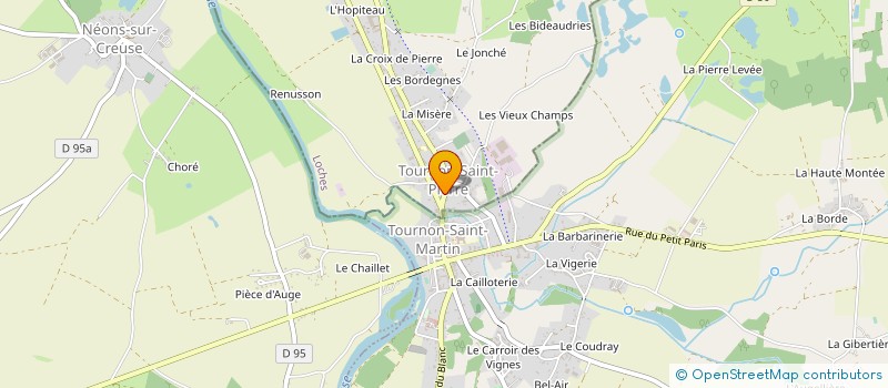 localisation de l'entreprise COMITE DES FETES DE BOUSSAY  BOUSSAY