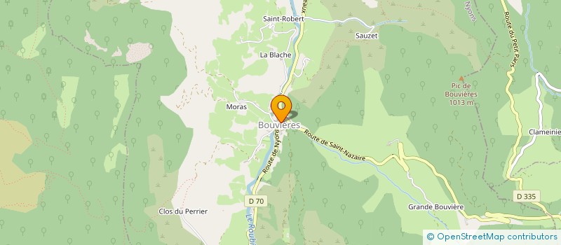 localisation de l'entreprise COMITE DES FETES DE BOUVIERES  BOUVIERES