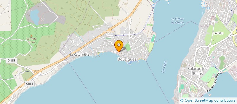 localisation de l'entreprise COMITE DES FETES DE BOUZIGUES  BOUZIGUES