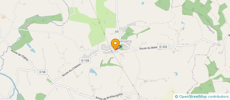 localisation de l'entreprise COMITE DES FETES DE BRASSEMPOUY  BRASSEMPOUY