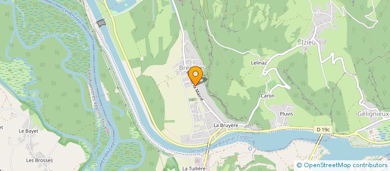 localisation de l'entreprise COMITE DES FETES DE BREGNIER CORDON à BREGNIER-CORDON