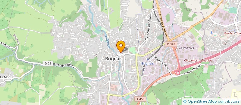localisation de l'entreprise COMITE DES FETES DE BRIGNAIS à BRIGNAIS