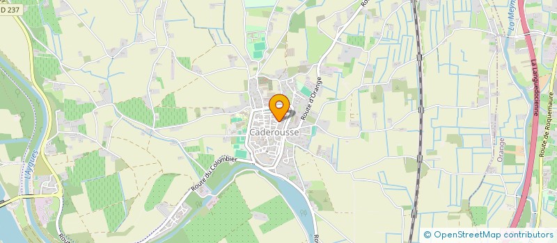 localisation de l'entreprise COMITE DES FETES DE CADEROUSSE  CADEROUSSE