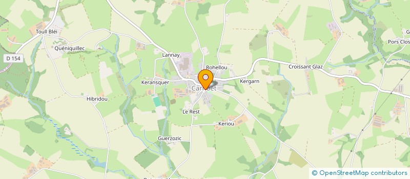 localisation de l'entreprise COMITE DES FETES DE CALLAC  CALLAC