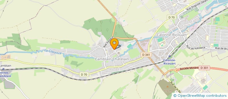 localisation de l'entreprise COMITE DES FETES DE CAMBLAIN-CHATELAIN  CAMBLAIN-CHATELAIN