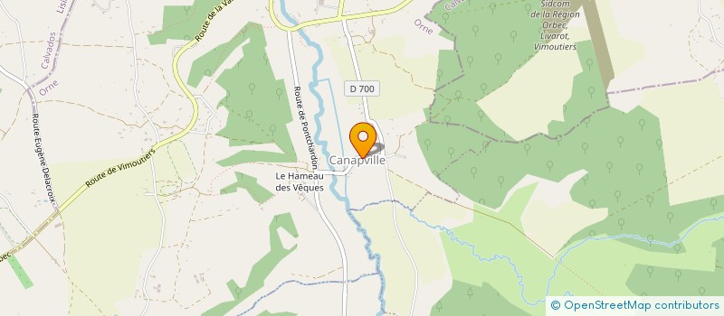 localisation de l'entreprise COMITE DES FETES DE CANAPVILLE à CANAPVILLE