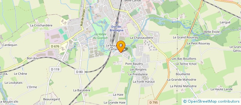 localisation de l'entreprise COMITE DES FETES DE CARFANTIN  DOL-DE-BRETAGNE