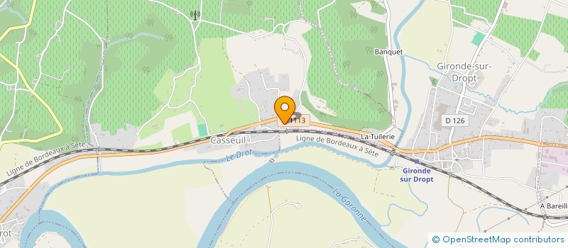 localisation de l'entreprise COMITE DES FETES DE CASSEUIL  CASSEUIL