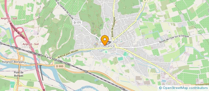 localisation de l'entreprise COMITE DES FETES DE CAUMONT à CAUMONT-SUR-DURANCE