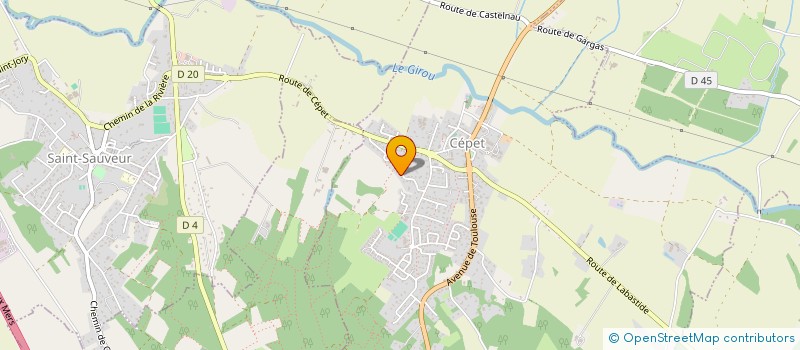 localisation de l'entreprise COMITE DES FETES DE CEPET ASS  CEPET
