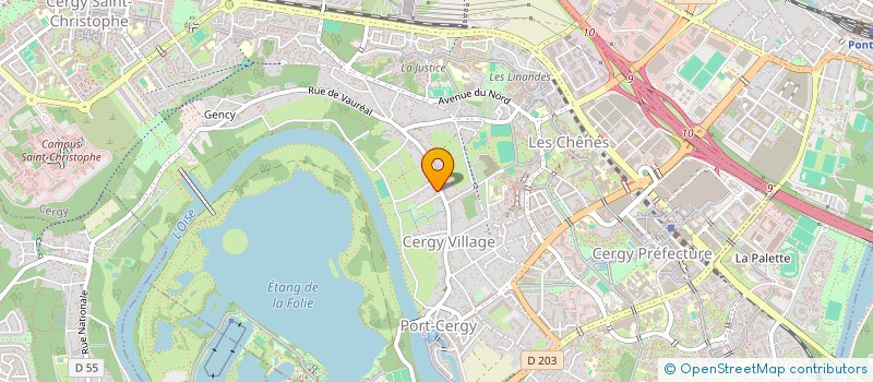 localisation de l'entreprise COMITE DES FETES DE CERGY à CERGY