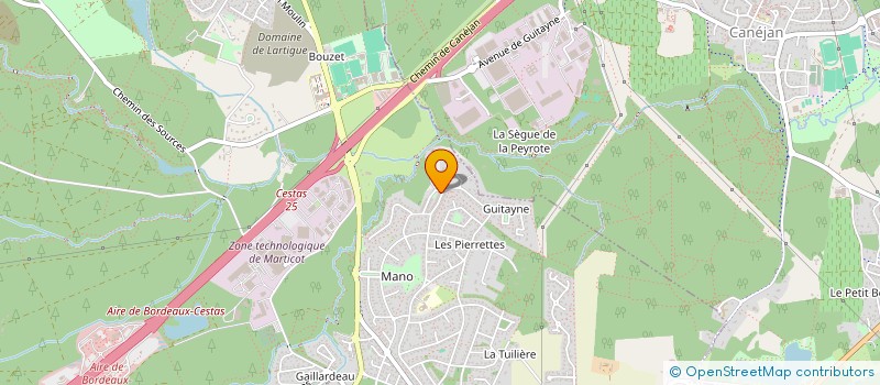 localisation de l'entreprise COMITE DES FETES DE CESTAS BOURG à CESTAS