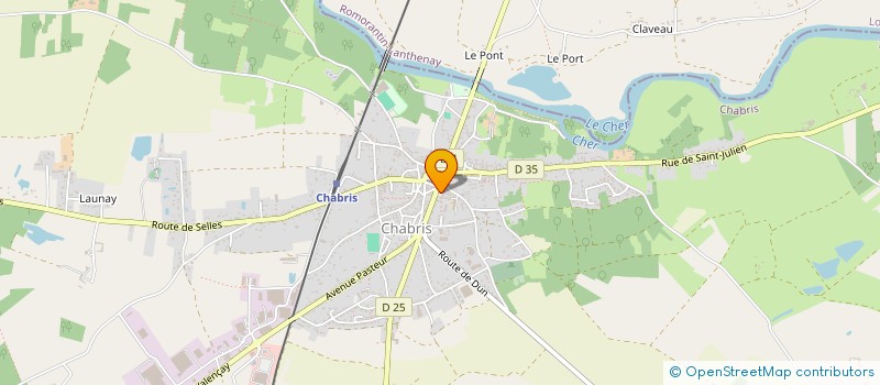 localisation de l'entreprise COMITE DES FETES DE CHABRIS à CHABRIS