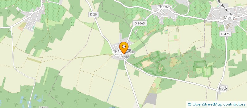 localisation de l'entreprise COMITE DES FETES DE CHALONS SUR VESLE  CHALONS-SUR-VESLE