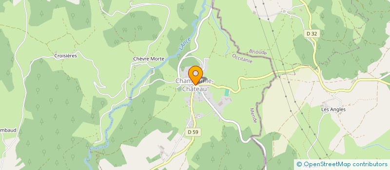 localisation de l'entreprise COMITE DES FETES DE CHAMBON LE CHATEAU  BEL-AIR-VAL-D'ANCE