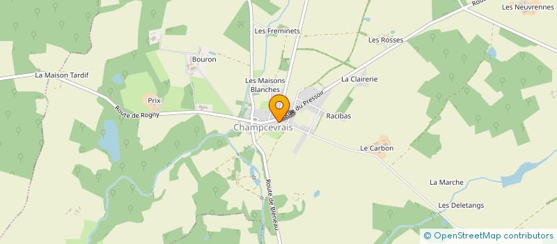 localisation de l'entreprise COMITE DES FETES DE CHAMPCEVRAIS  CHAMPCEVRAIS