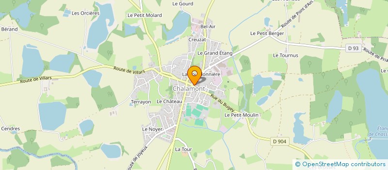 localisation de l'entreprise COMITE DES FETES DE CHATILLON LA PALUD à CHATILLON-LA-PALUD
