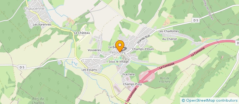 localisation de l'entreprise COMITE DES FETES DE CHAUCENNE  CHAUCENNE