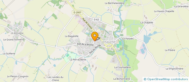 localisation de l'entreprise COMITE DES FETES DE CHAUCHE  CHAUCHE