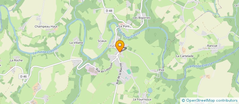 localisation de l'entreprise COMITE DES FETES DE CHENIERS à CHENIERS