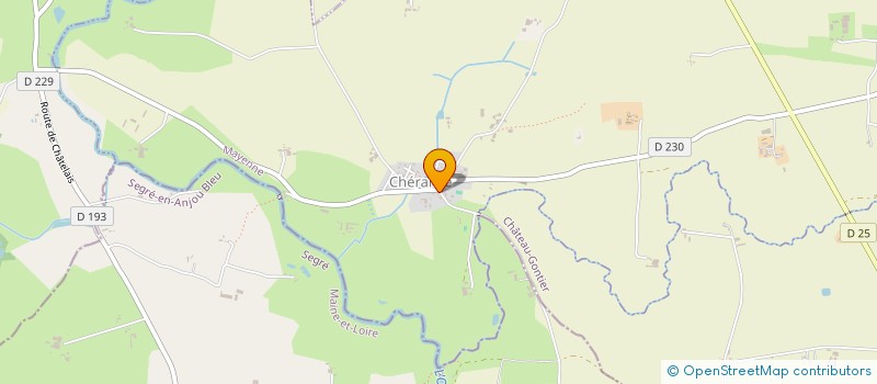 localisation de l'entreprise COMITE DES FETES DE CHERANCE  CHERANCE