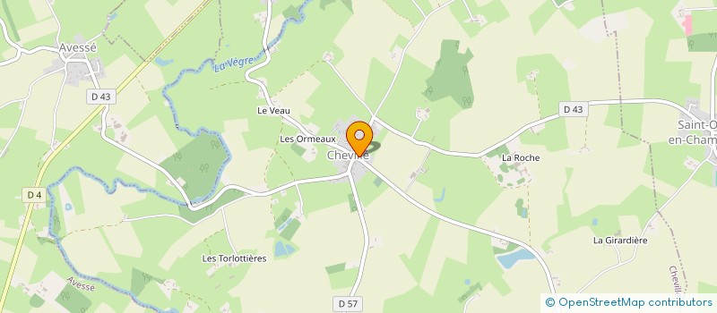 localisation de l'entreprise COMITE DES FETES DE CHEVILLE  CHEVILLE