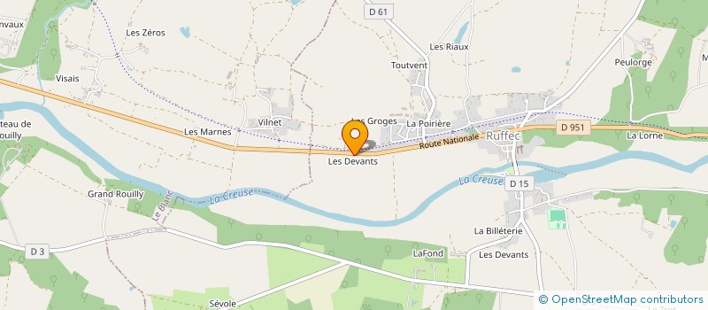 localisation de l'entreprise COMITE DES FETES DE CIRON à CIRON
