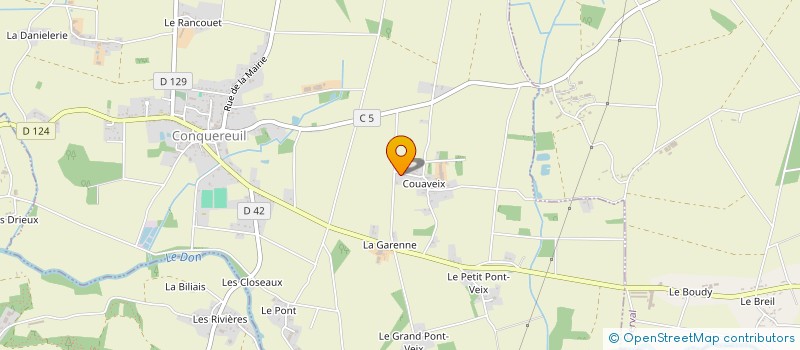 localisation de l'entreprise COMITE DES FETES DE CONQUEREUIL  CONQUEREUIL