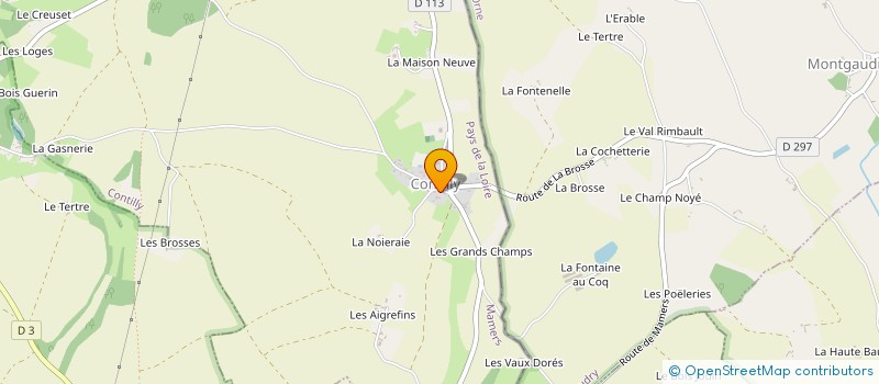 localisation de l'entreprise COMITE DES FETES DE CONTILLY  CONTILLY