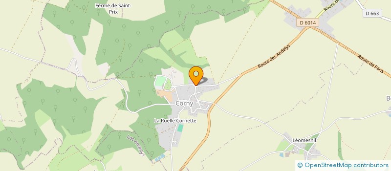 localisation de l'entreprise COMITE DES FETES DE CORNY  FRENELLES-EN-VEXIN