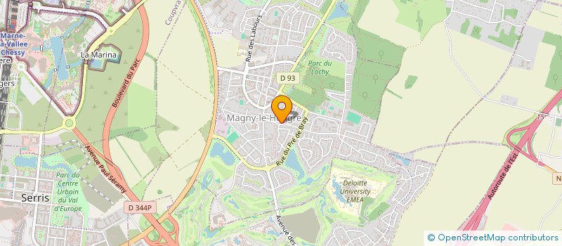 localisation de l'entreprise COMITE DES FETES DE COUPVRAY  COUPVRAY