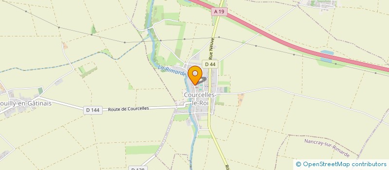 localisation de l'entreprise COMITE DES FETES DE COURCELLES à COURCELLES-LE-ROI