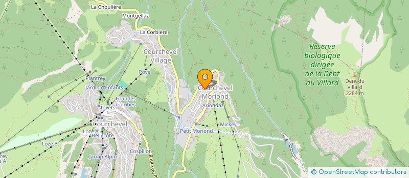localisation de l'entreprise COMITE DES FETES DE COURCHEVEL 1650 à COURCHEVEL