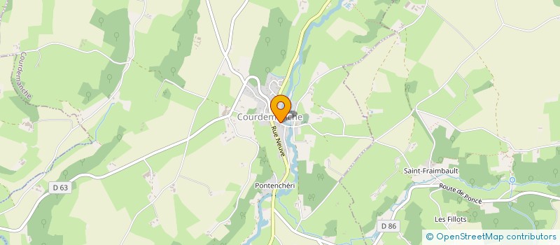 localisation de l'entreprise COMITE DES FETES DE COURDEMANCHE à COURDEMANCHE