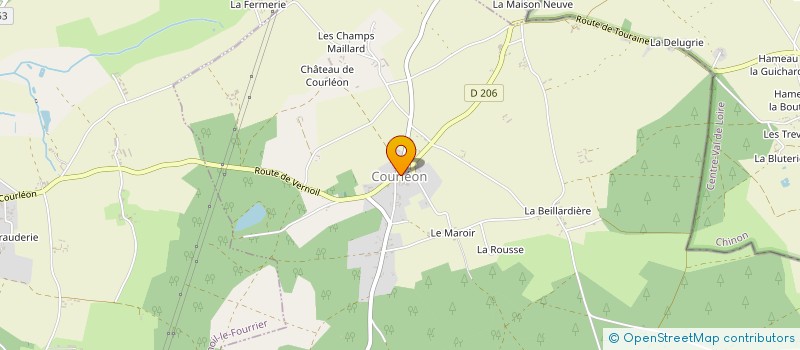 localisation de l'entreprise COMITE DES FETES DE COURLEON  COURLEON