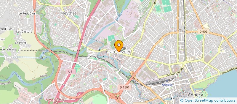 localisation de l'entreprise COMITE DES FETES DE CRAN GEVRIER à ANNECY