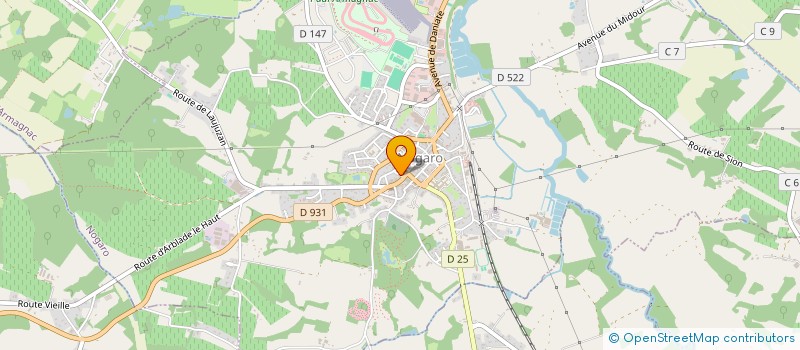 localisation de l'entreprise COMITE DES FETES DE CRAVENCERES  CRAVENCERES